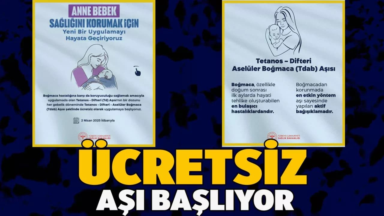 Karabük'te Gebelere Ücretsiz Tdab Aşısı Uygulaması Başlıyor