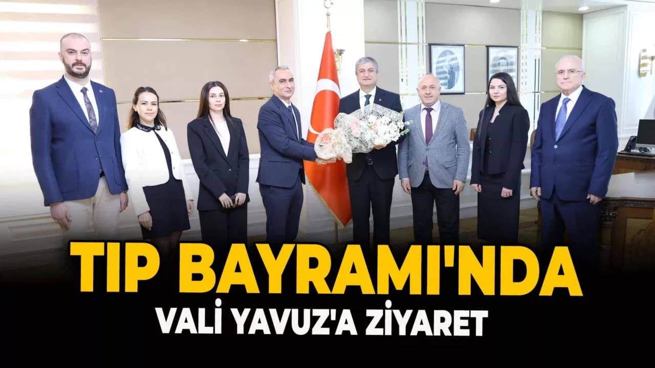 Sağlık Yöneticilerinden Vali Yavuz'a Ziyaret