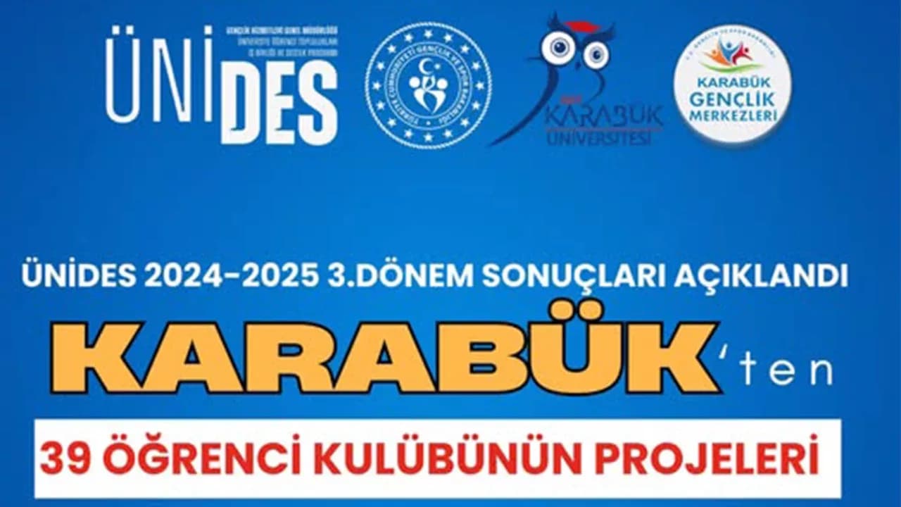 Karabük, 39 Proje ile 2. Sırada Yer Aldı