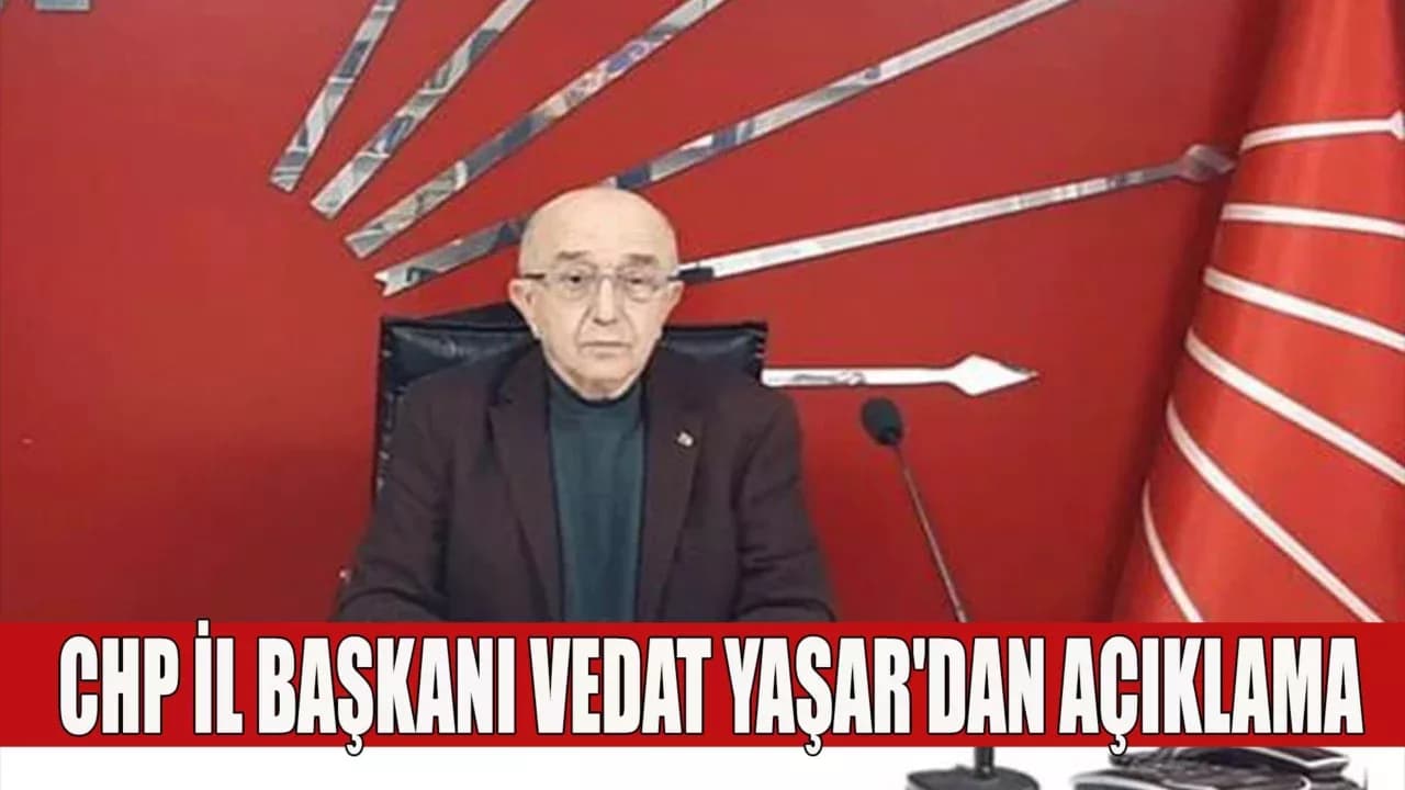 CHP Karabük İl Başkanı Vedat Yaşar'dan Saraçhane Mitingi Açıklaması
