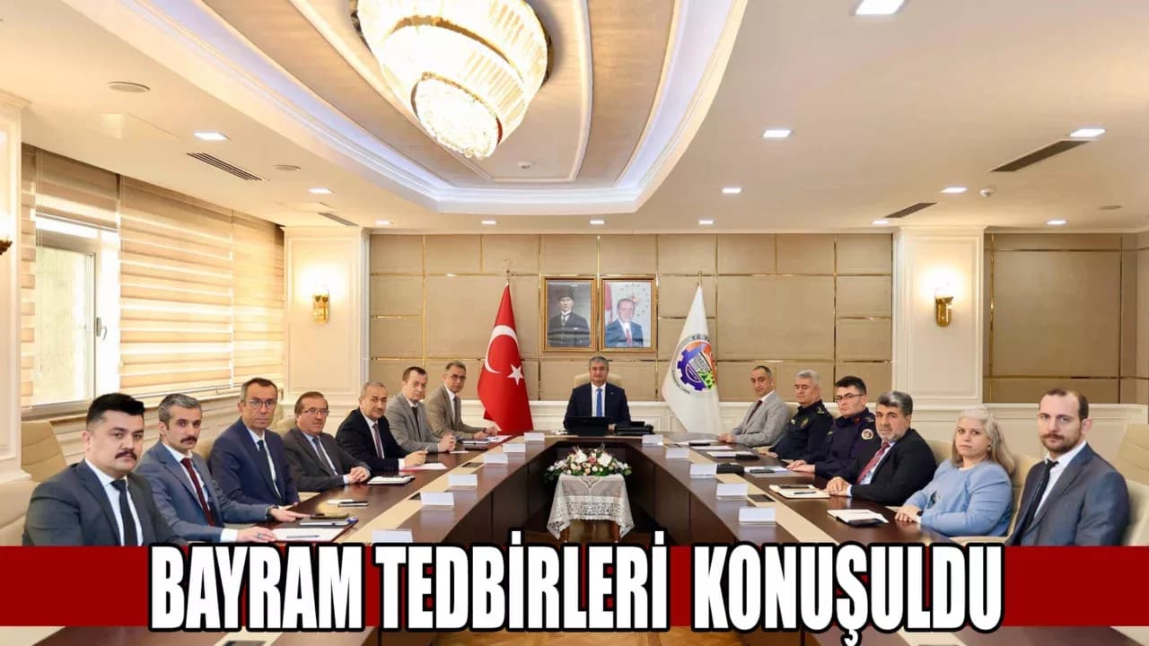 Karabük’te Bayram Tedbirleri Masaya Yatırıldı