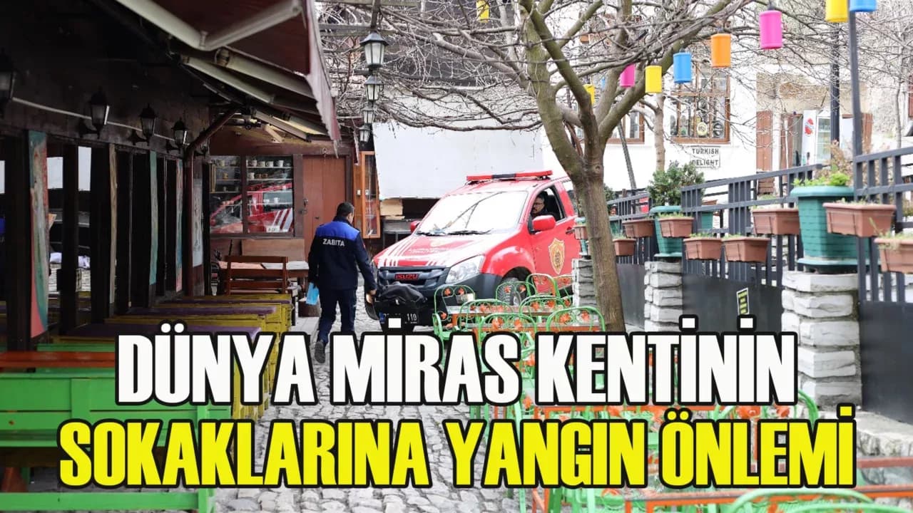 Safranbolu Tarihi Çarşının Yolları İtfaiye Geçişleri İçin Açıldı