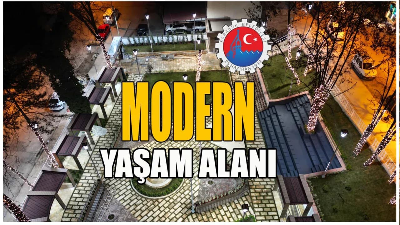 Karabük'te Atıl Alan Modern Yaşam Alanına Dönüştü