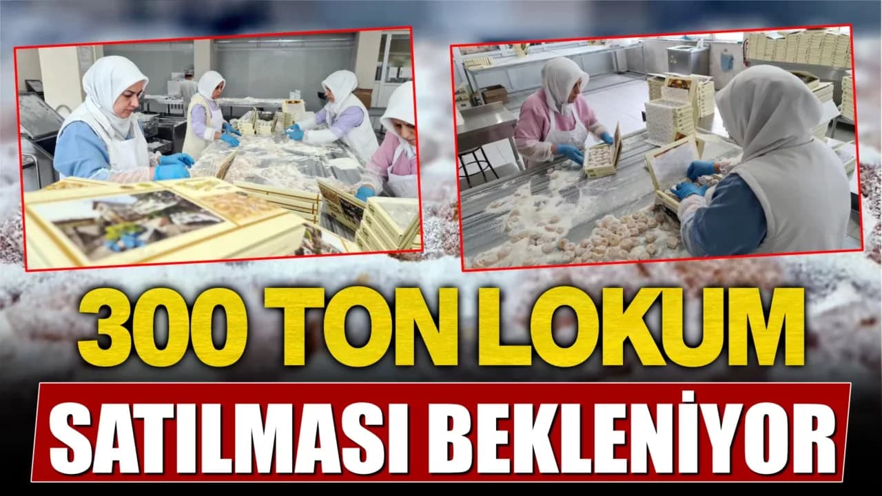 Ramazan Bayramı'nda Safranbolu'da 300 ton lokum satılması bekleniyor