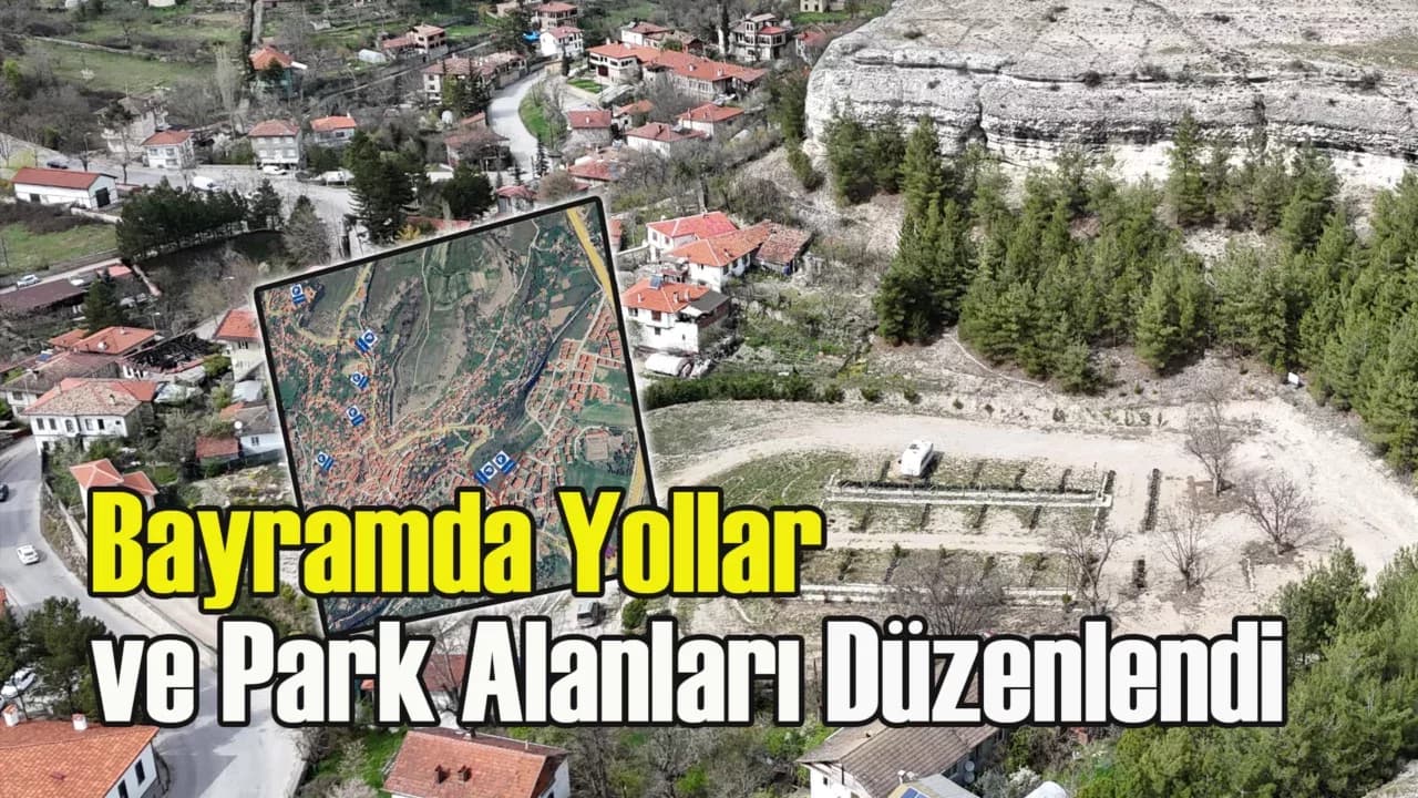 Safranbolu Tarihi Çarşı Bayramda Yolları ve Park Alanlarını Düzenledi