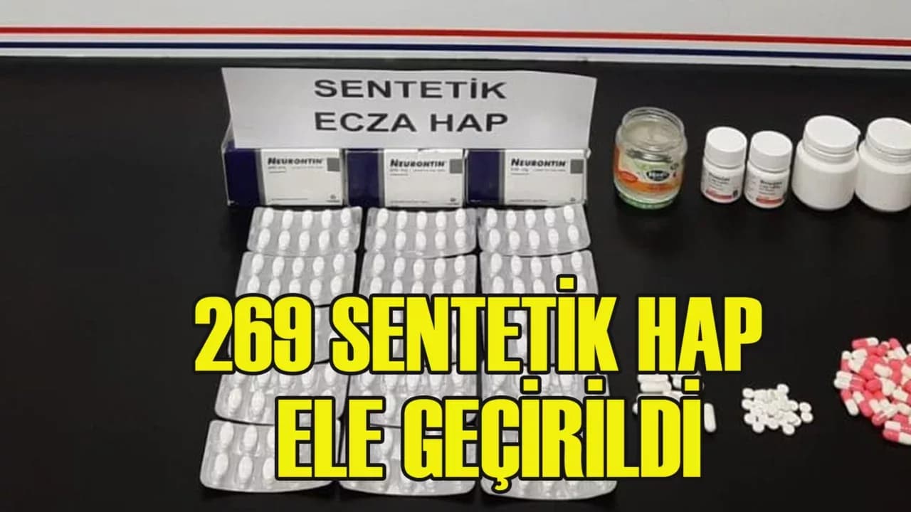 Karabük'te Uyuşturucu Operasyonu: 269 Sentetik Ecza Hap Ele Geçirildi