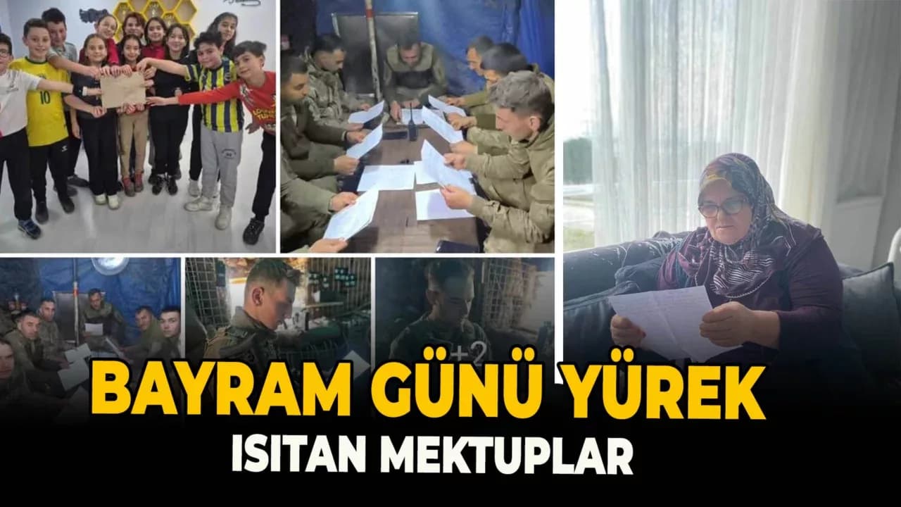 Öğrencilerden Şehit Aileleri ve Mehmetçik’e Anlamlı Mektup