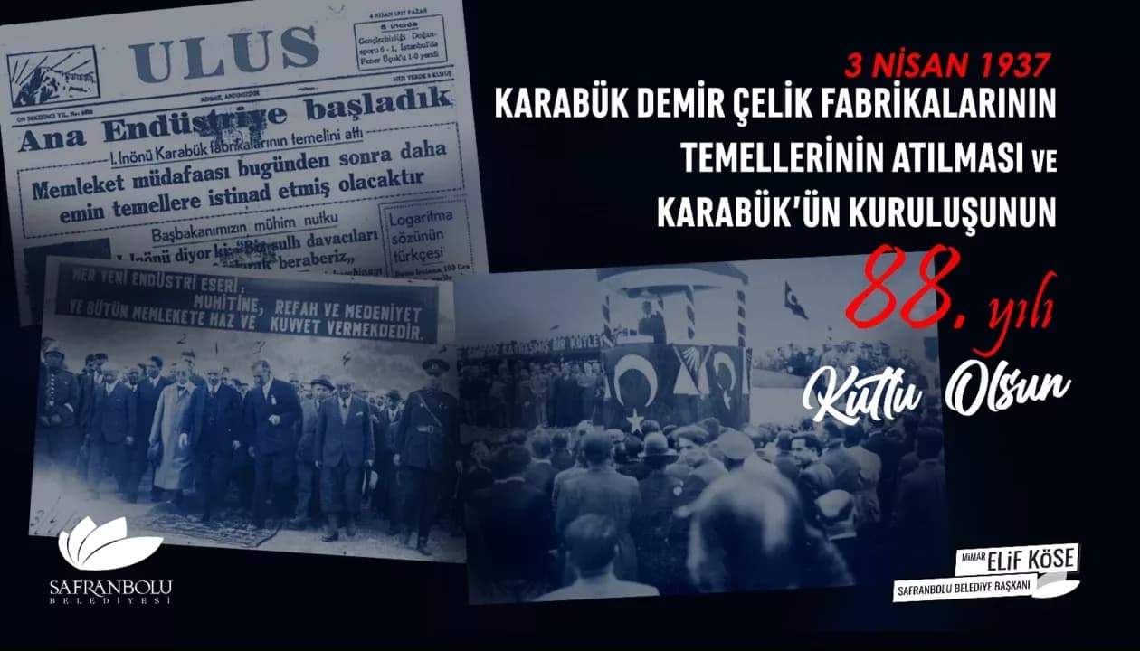 Safranbolu Belediye Başkanı Mimar Elif Köse’den 3 Nisan Mesajı