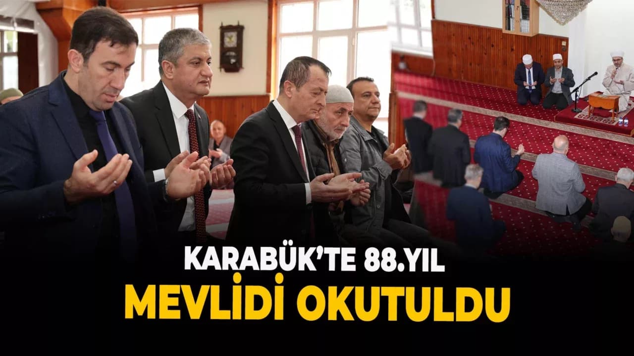 3 Nisan’da Emeğin Şehri Karabük’te Dualar Okundu