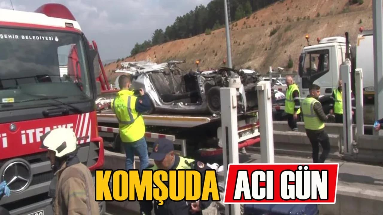 Zonguldak'tan İstanbul'a Gelen Otomobil Kaza Yaptı