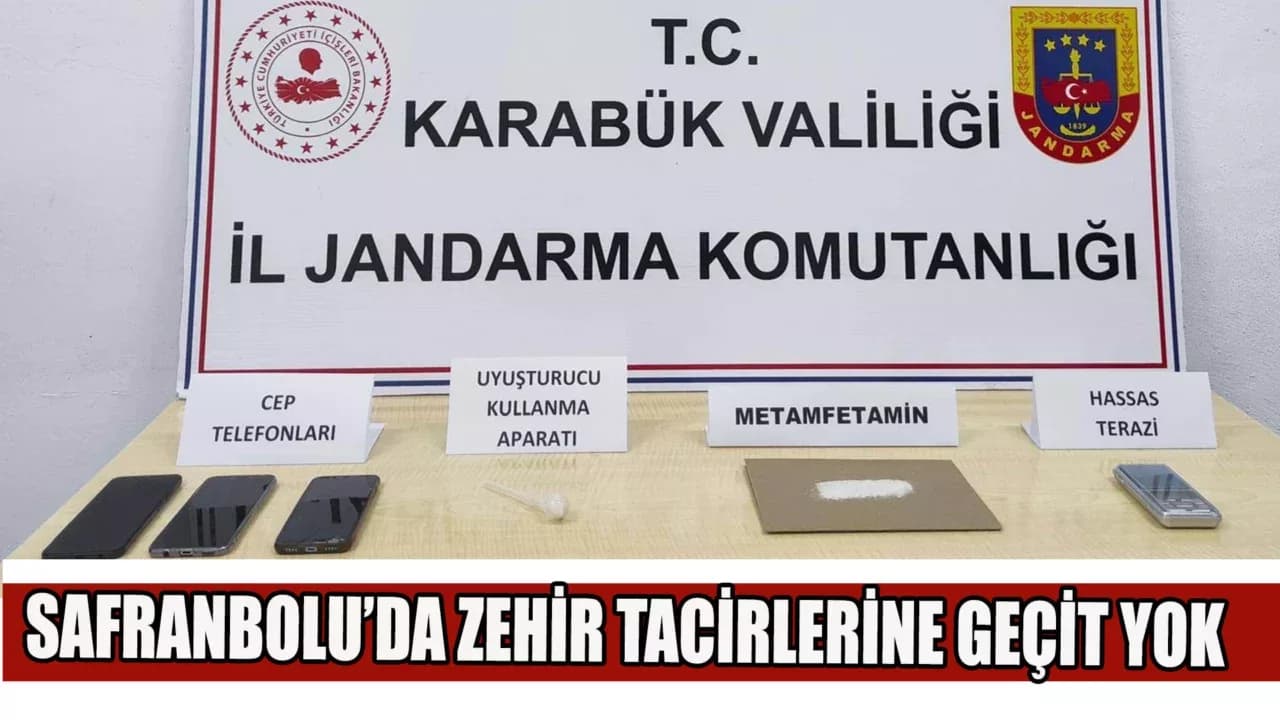 Safranbolu’da Uyuşturucu Operasyonu: 3 Kişi Tutuklandı