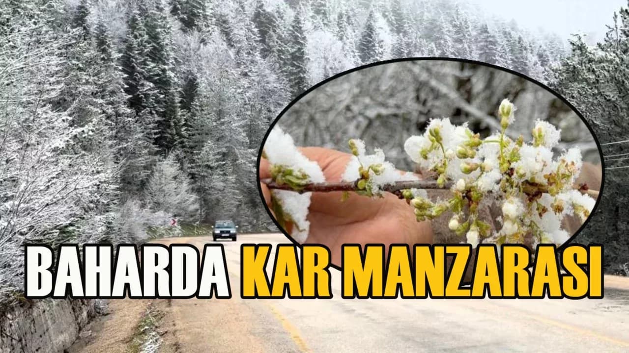 Karabük'ün yüksek kesimleri beyaza büründü