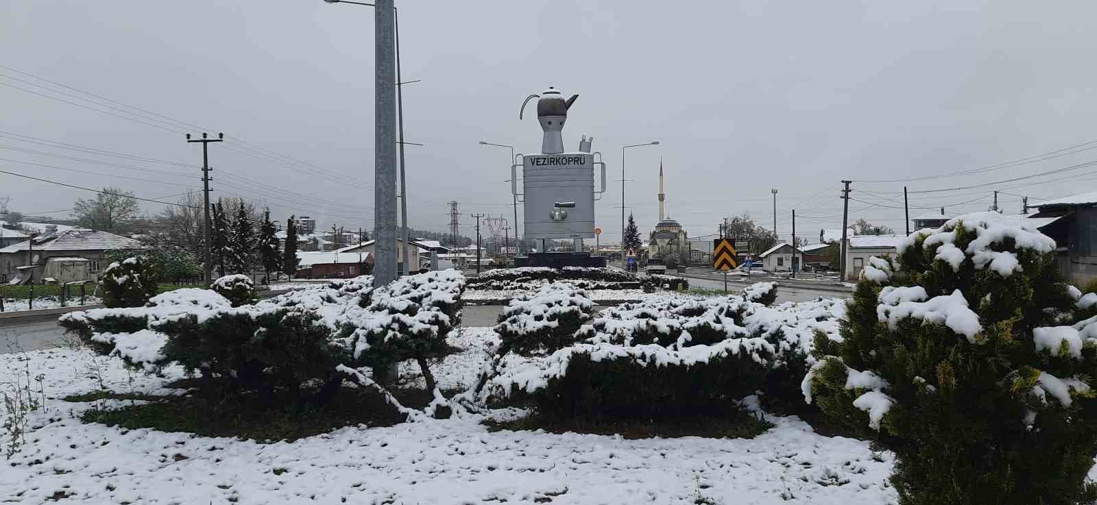 Samsun’da kar sürprizi
