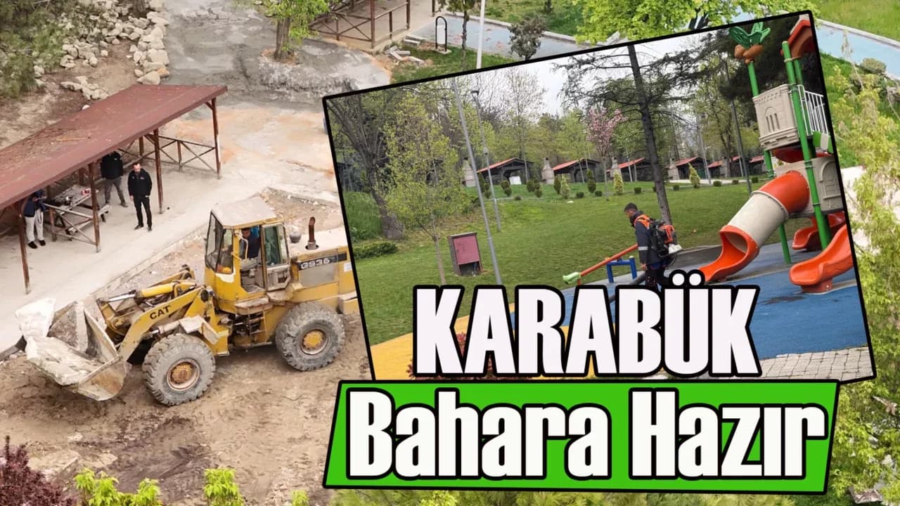 Karabük Belediyesi’nden Yeşil Alanlara Bahar Dokunuşu