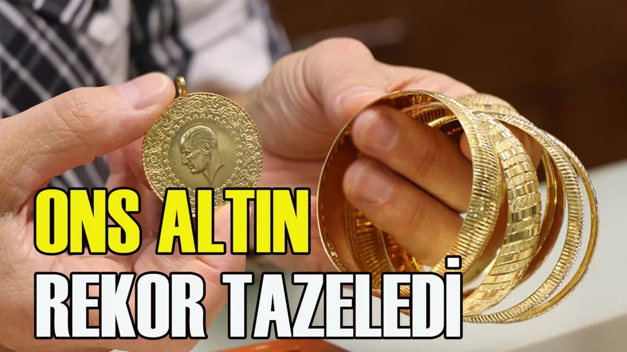 Ons altın rekor tazeledi