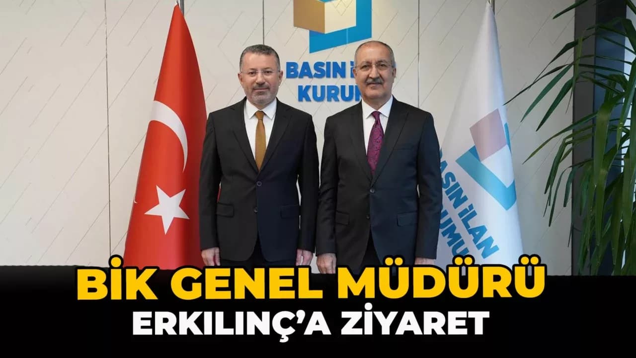 Rektör Kırışık’tan Basın İlan Kurumu Genel Müdürü Erkılınç’a Ziyaret