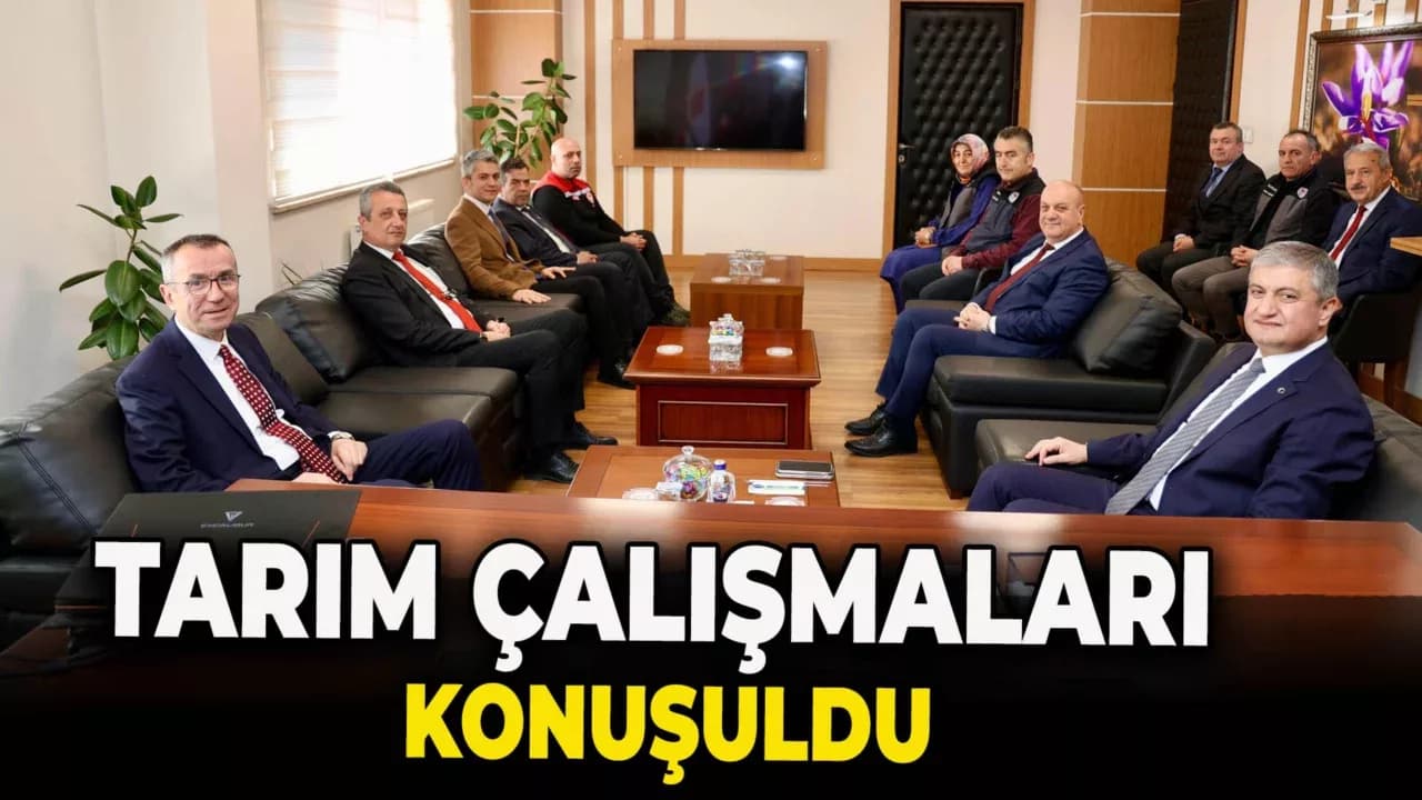 Karabük'te Tarım Çalışmaları Masaya Yatırıldı