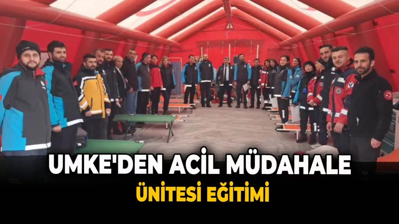 Karabük UMKE'den 28 Personele Acil Müdahale Eğitimi