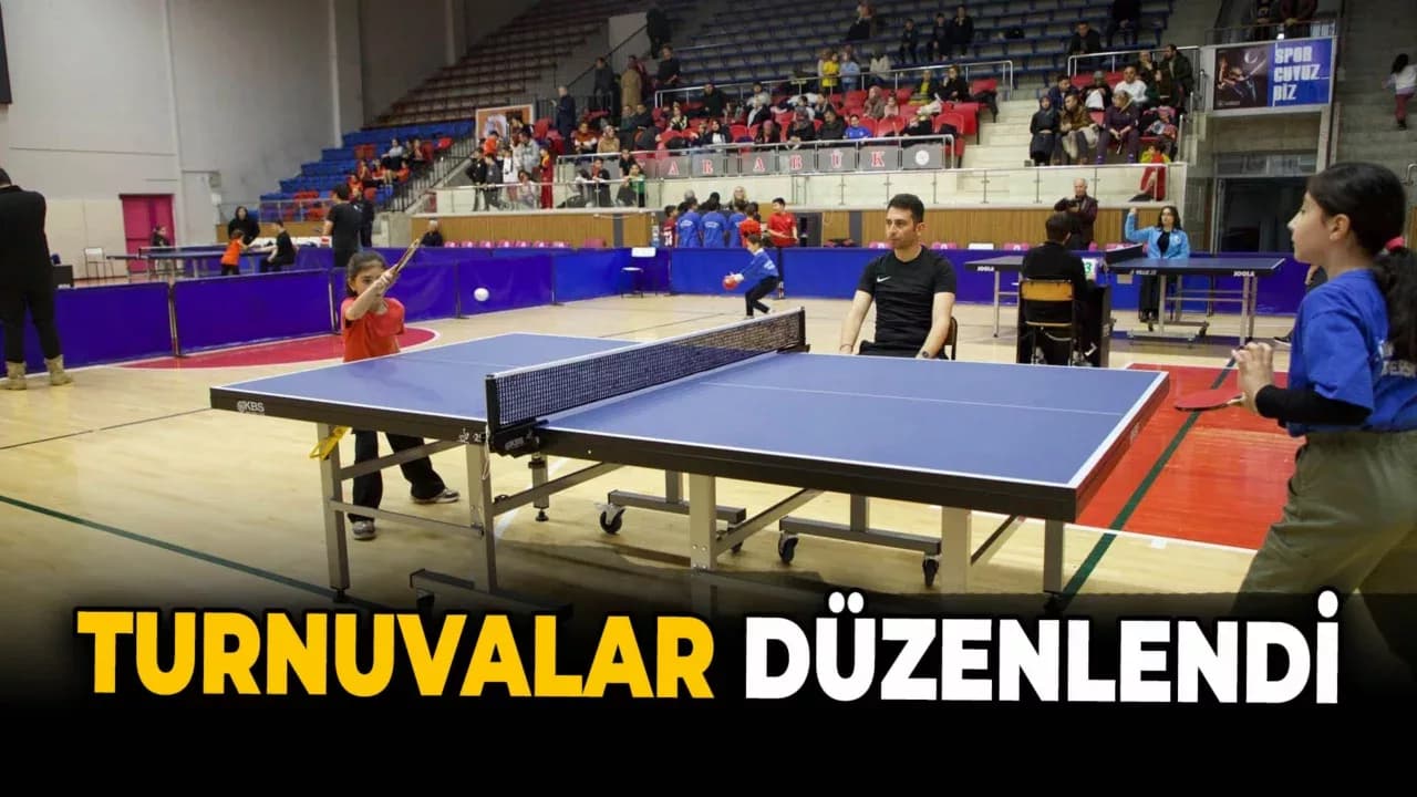 23 Nisan Çocuk Bayramı Badminton ve Masa Tenisi Turnuvaları Düzenlendi