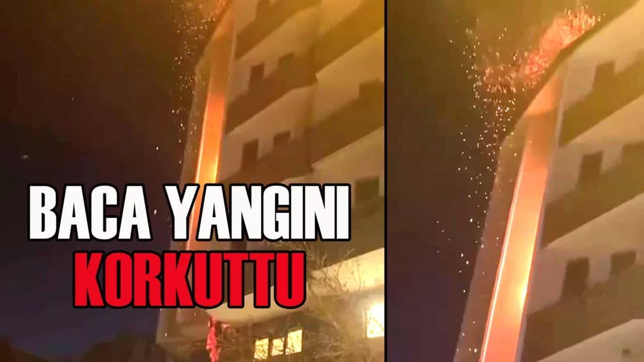 Safranbolu'da baca yangını korkuttu