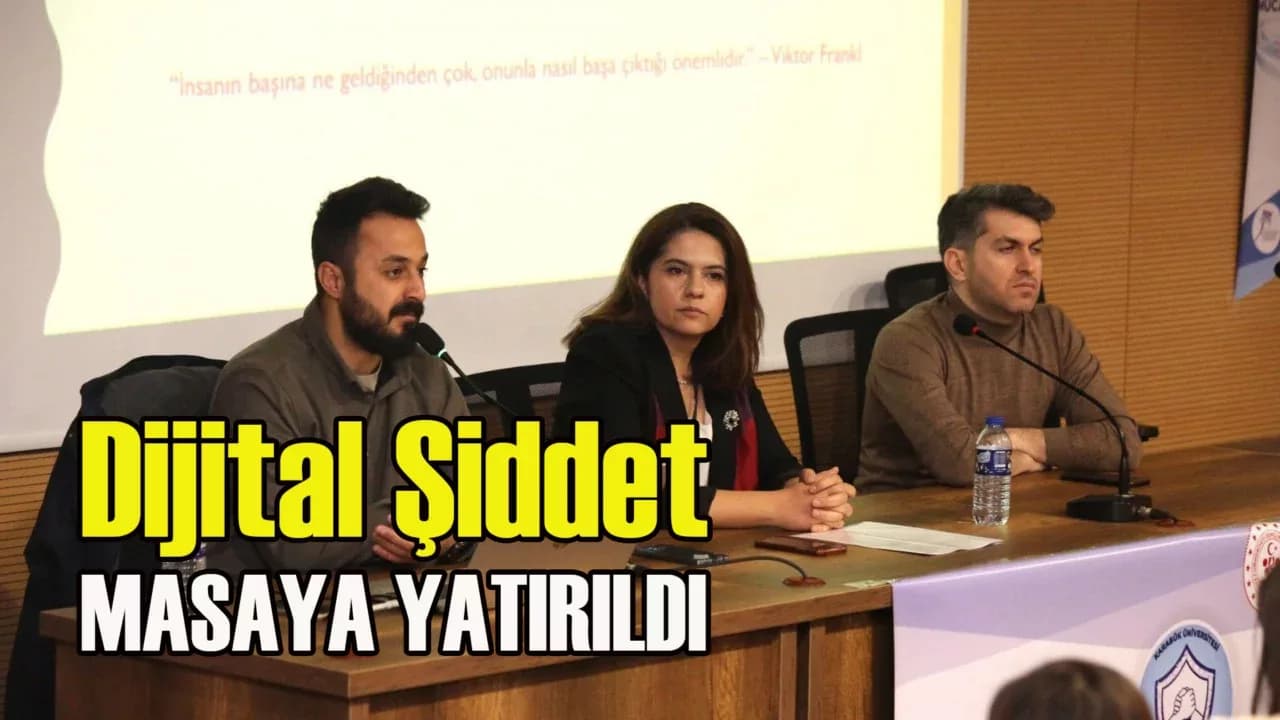 Karabük Üniversitesi'nde Dijital Şiddet ve Dezenformasyona Karşı Farkındalık Semineri Düzenlendi