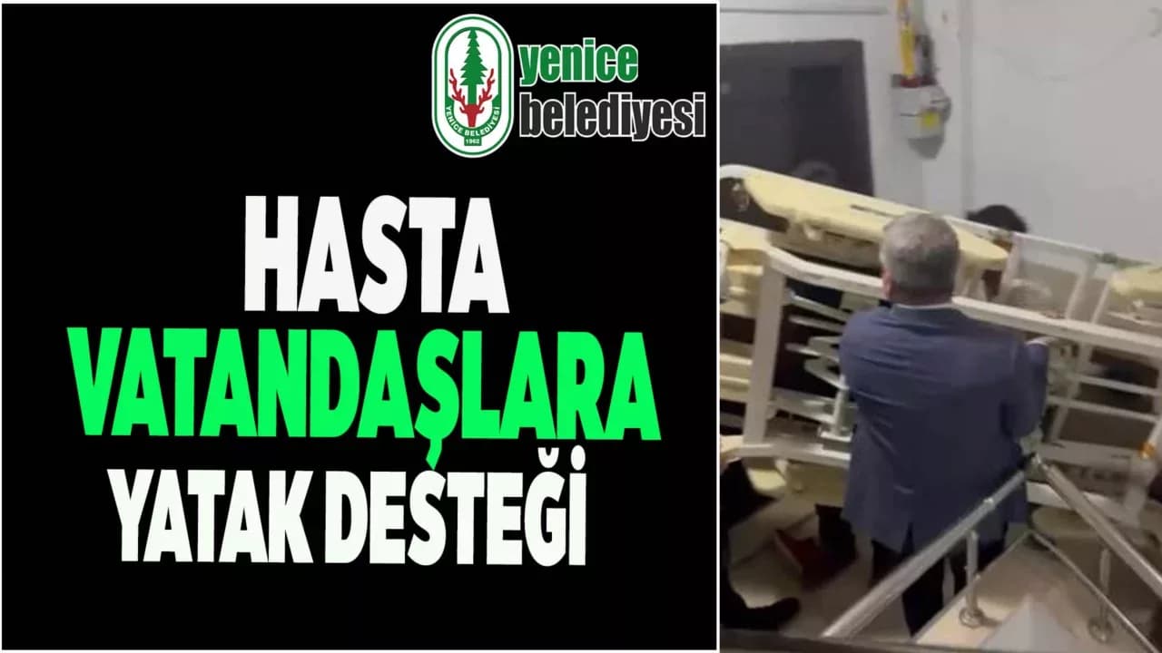 Yenice Belediyesinden Otomatik Hasta Yatağı Desteği