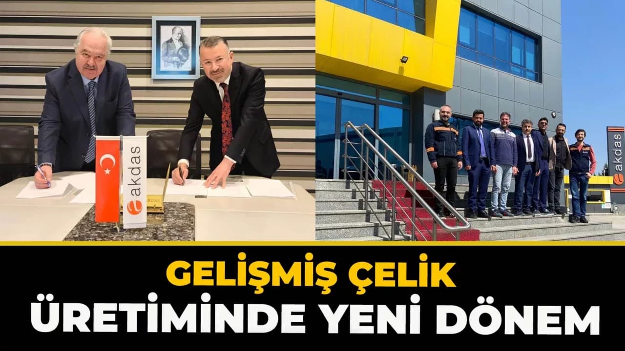 KBÜ ve Akdaş Döküm'den 3. Nesil Çelik İçin Güç Birliği