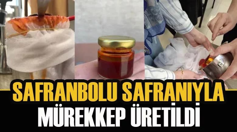 Safranbolu’nun Altını Safran, Bu Kez Mürekkep Oldu
