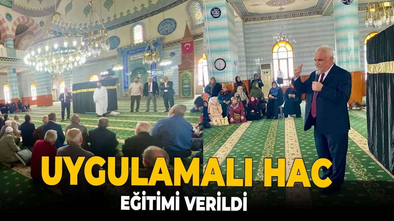 Karabük’te Hacı Adaylarına Uygulamalı Hac Eğitimi