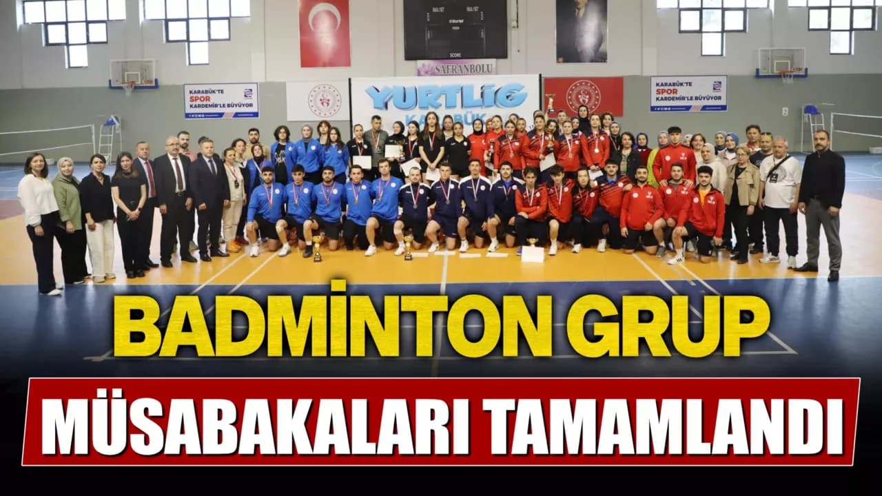 Yurtlig Badminton Karadeniz Grup Müsabakaları  Sona Erdi