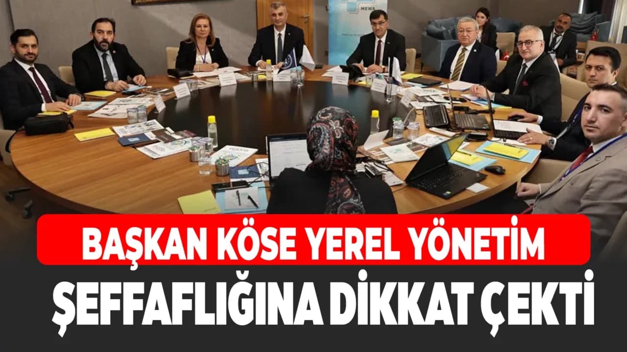 Başkan Köse, Kütahya’da UCLG-MEWA Denetim Kurulu Toplantısına Katıldı