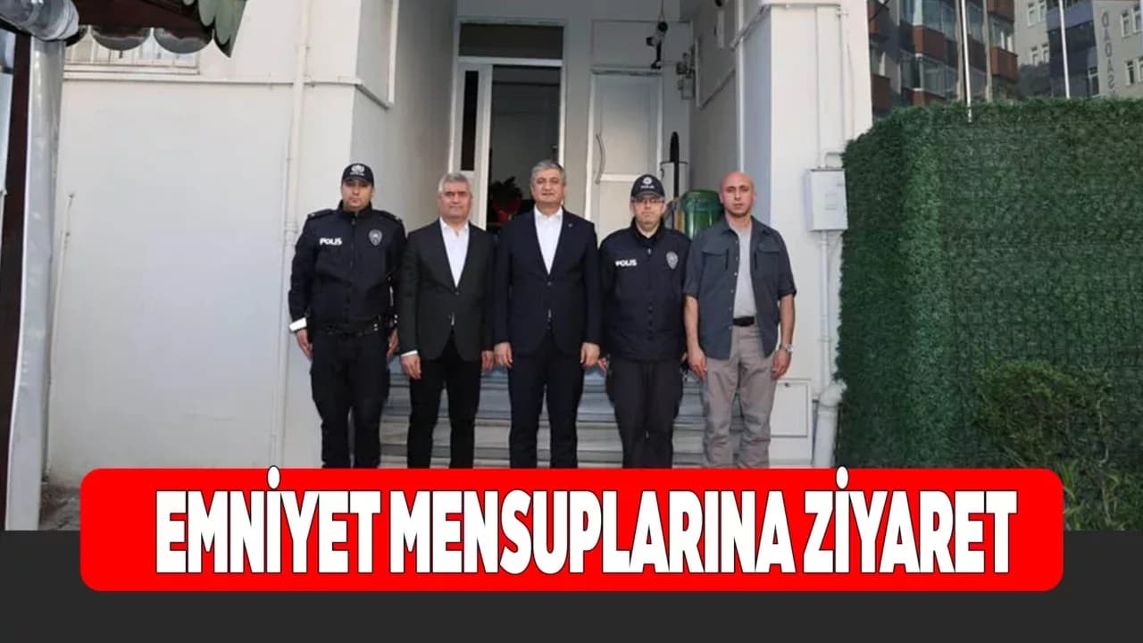Vali Yavuz Şehit Mehmet Esen Asayiş Ekipler Amirliğini Ziyaret Etti