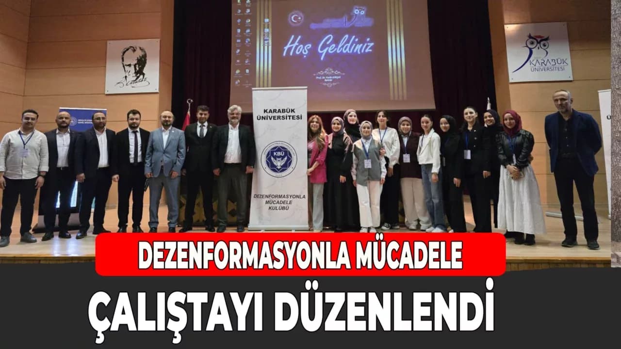 KBÜ'de  Dezenformasyonla Mücadele Çalıştayı Düzenlendi