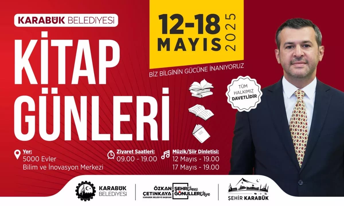 Karabük Belediyesi, Kitap Günleri ile Kapılarını Kitapseverlere Açıyor