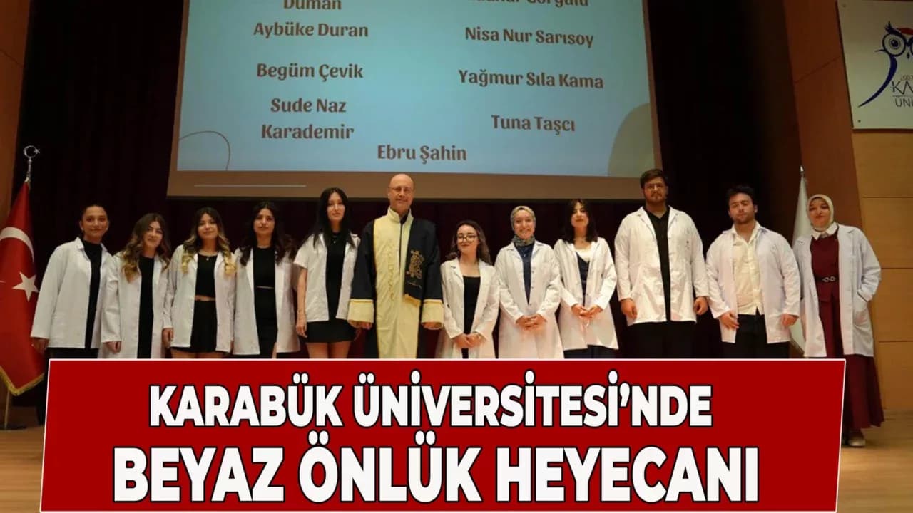 Fizyoterapi Öğrencileri Beyaz Önlüklerini Giydi