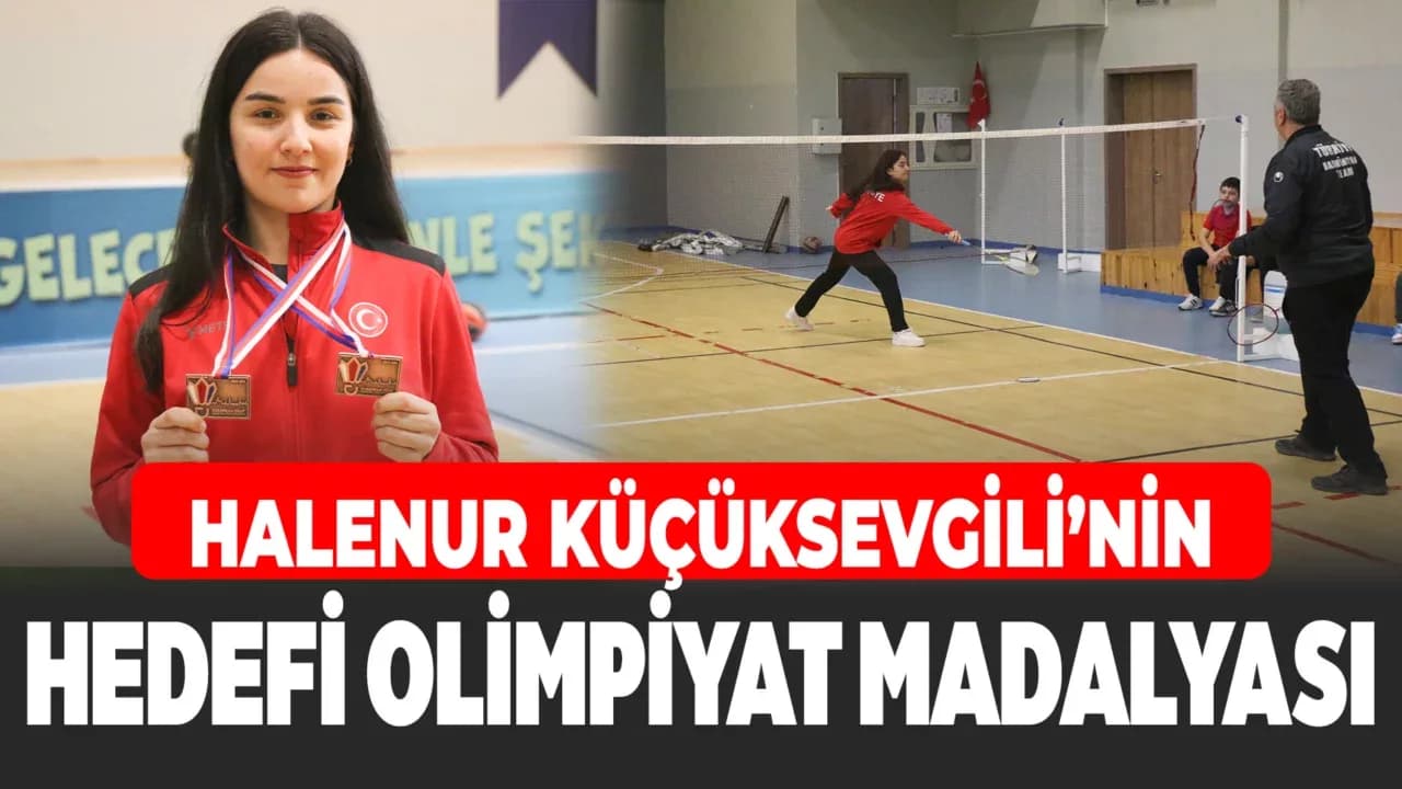 Karabüklü Badmintonda Avrupa 3.'sü olan Halenur Küçüksevgili'nin Hedefi Olimpiyatlar