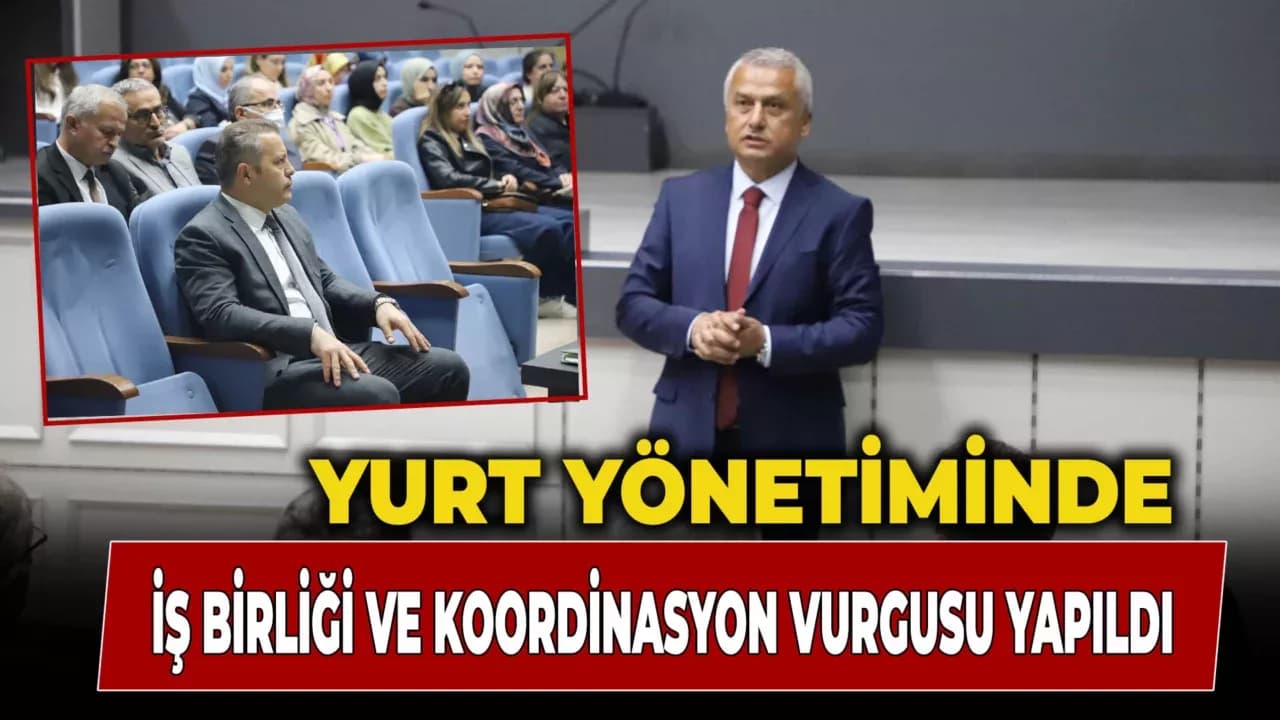 Karabük'te Yurt Müdürleri ve Yurt Yönetim Memurlarıyla Toplantı Gerçekleşti