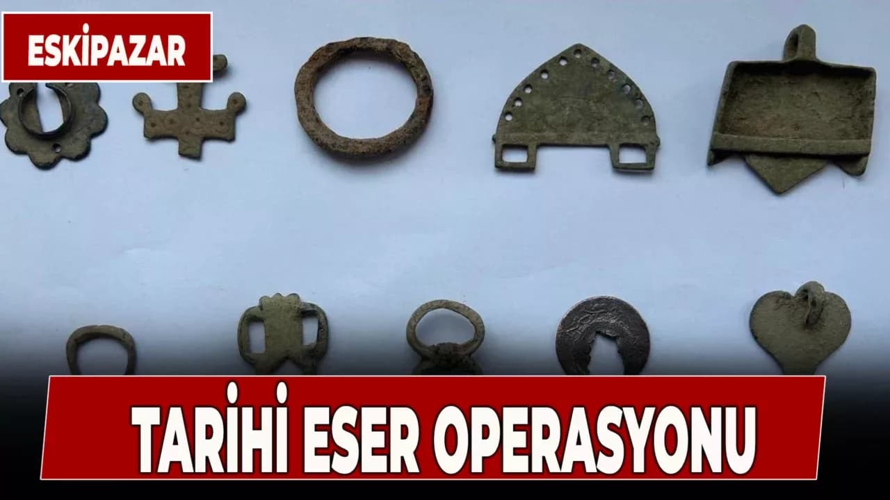 Karabük'te 26 parça tarihi eser ele geçirildi