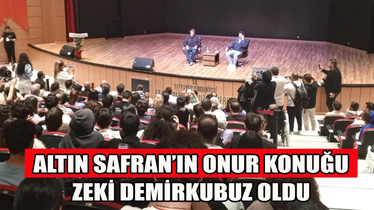 Zeki Demirkubuz Safranbolu’da Söyleşi Gerçekleştirdi