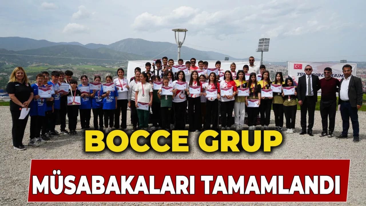 Okul Sporları Bocce Grup Birinciliği Müsabakaları Sona Erdi