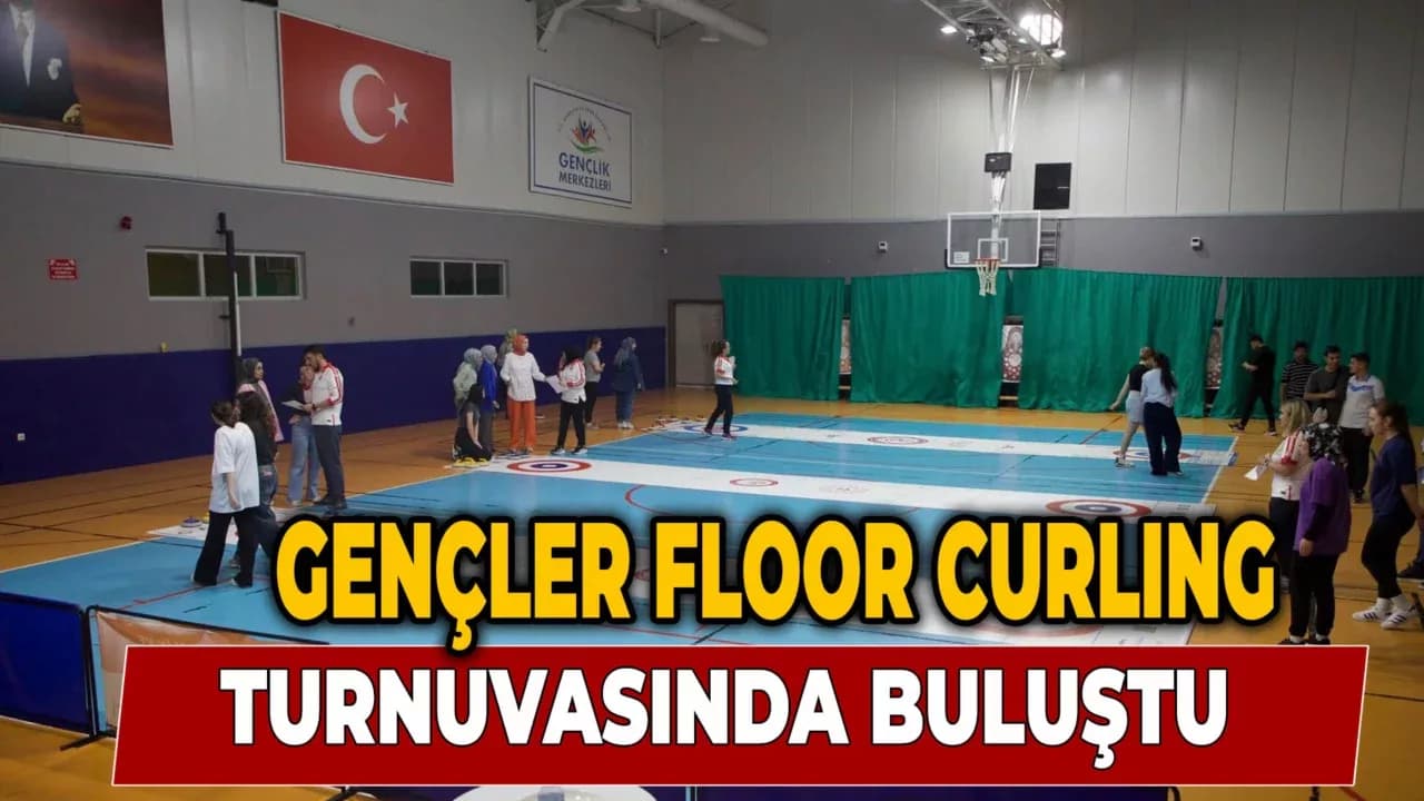 Safranbolu’da Floor Curling Gençlik Turnuvası Heyecanı