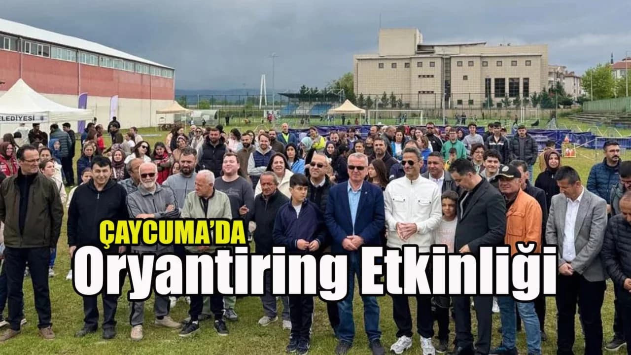 Çaycuma'da 'Aile Haftası'na özel oryantiring etkinliği