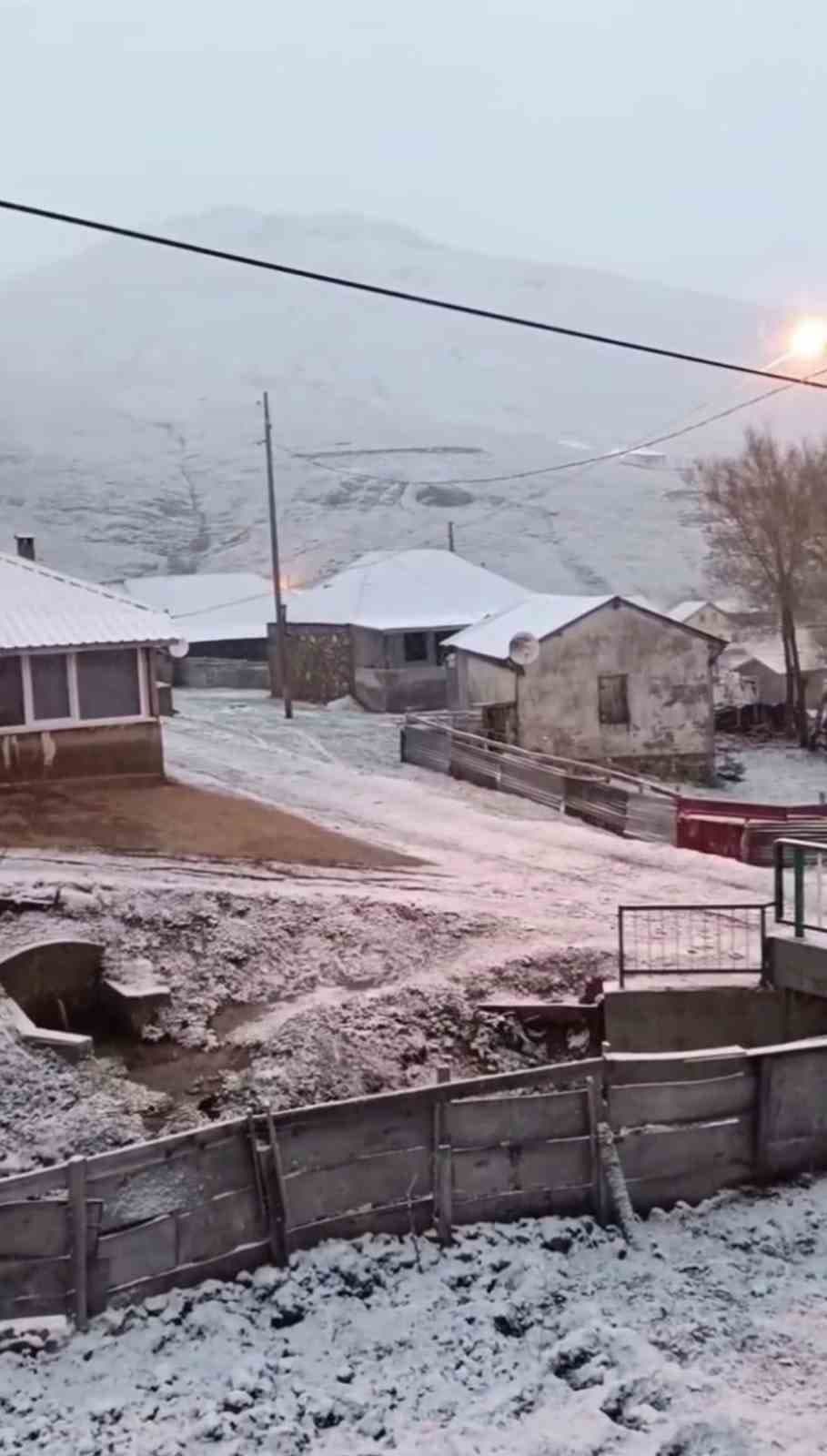 Balahor Yaylası’nda Mayıs ayında kar süprizi