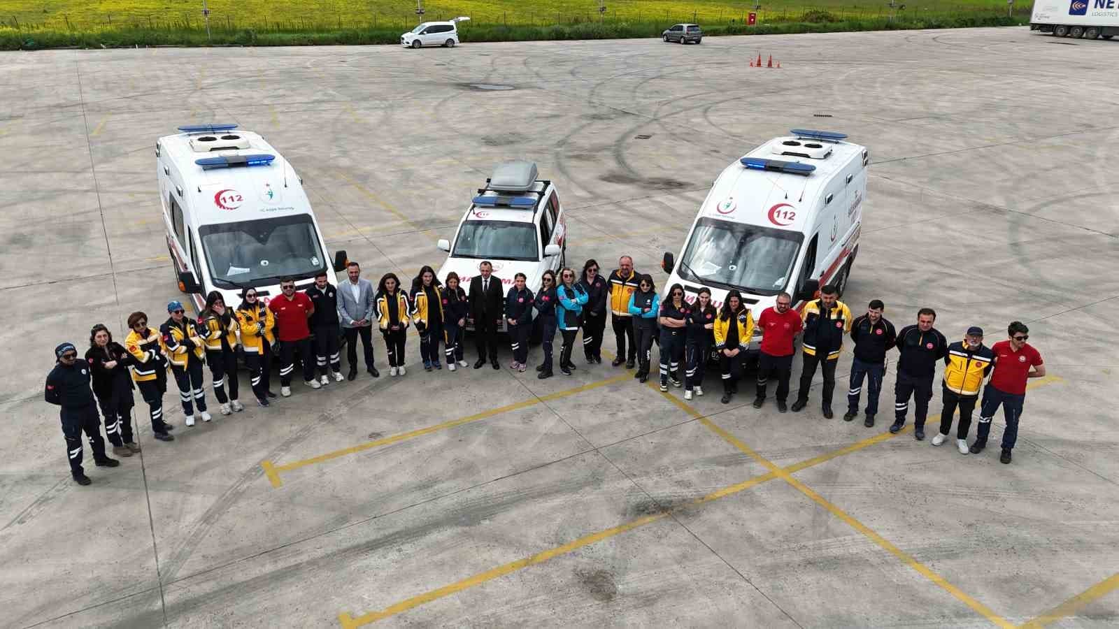Ambulansların yeni kahramanları: 16 kadın sürücü
