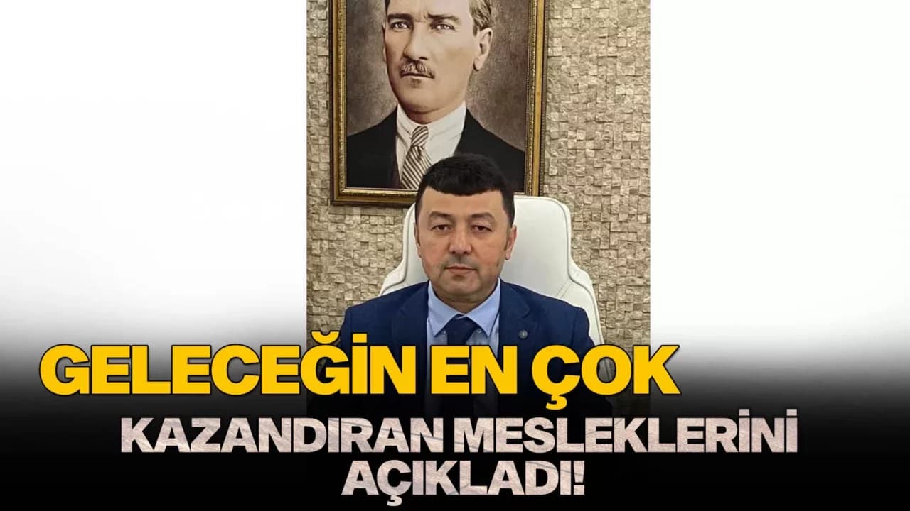 Yıldırım'dan Gençlere Meslek Tavsiyesi