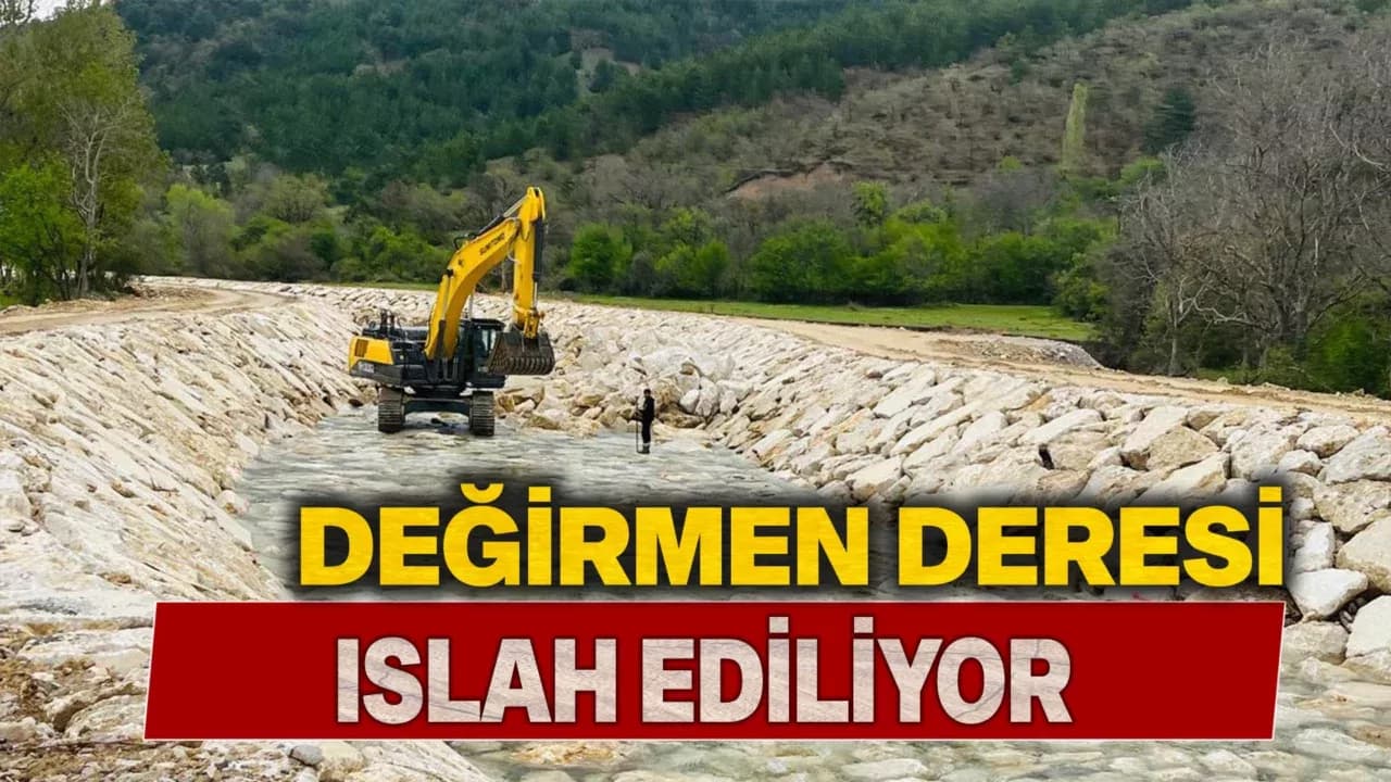 Eskipazar'da Taşkın Riskine Karşı Dere Islah Çalışmaları Sürüyor