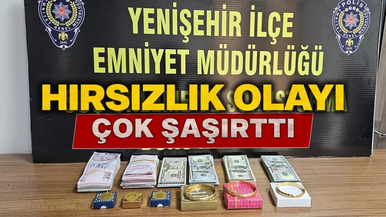 Kocasından altınları saklamak için hırsızlık süsü verdi
