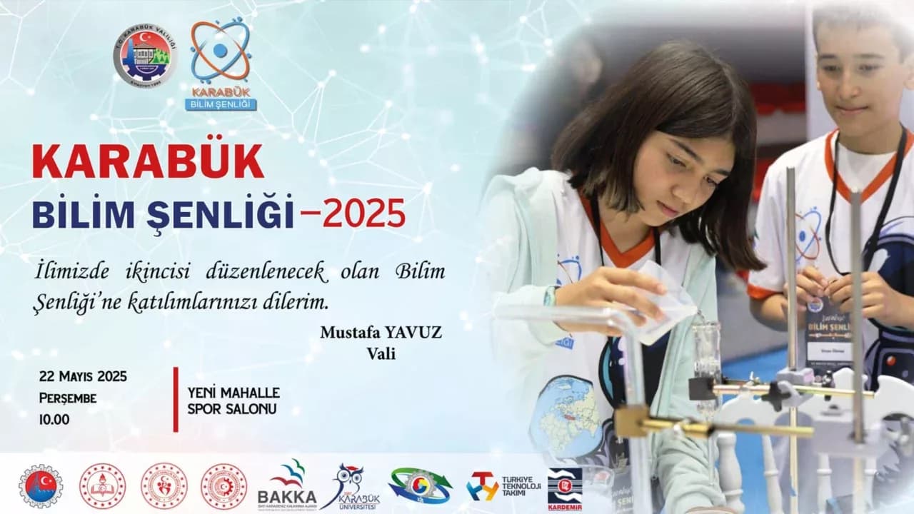 Karabük'te Bilim Şenliği Başlıyor