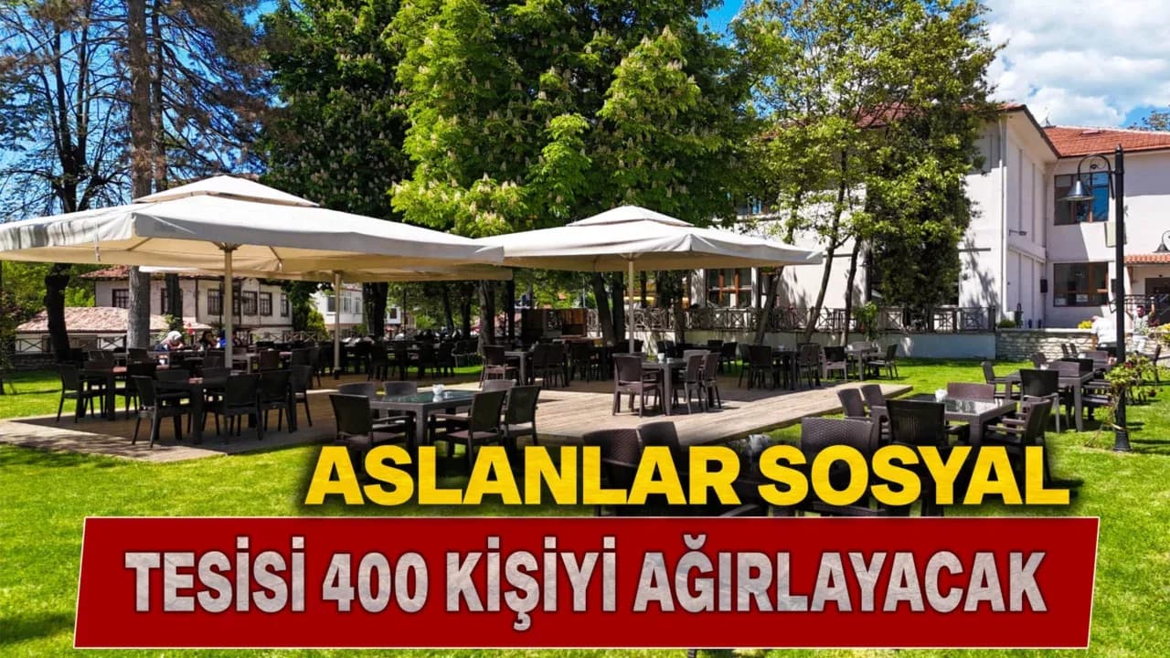 Aslanlar Sosyal Tesisi Yaz Sezonuna Hazır