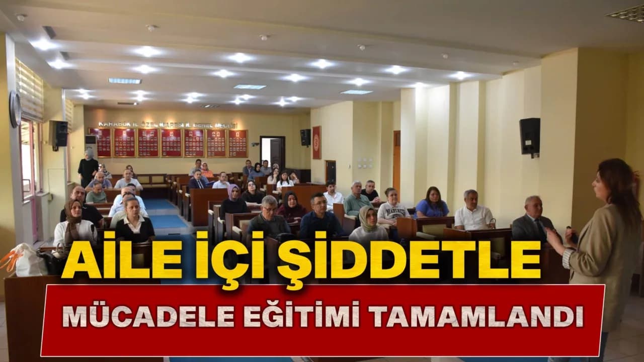 Özel İdare Personeline Aile İçi Şiddetle Mücadele  Eğitimi